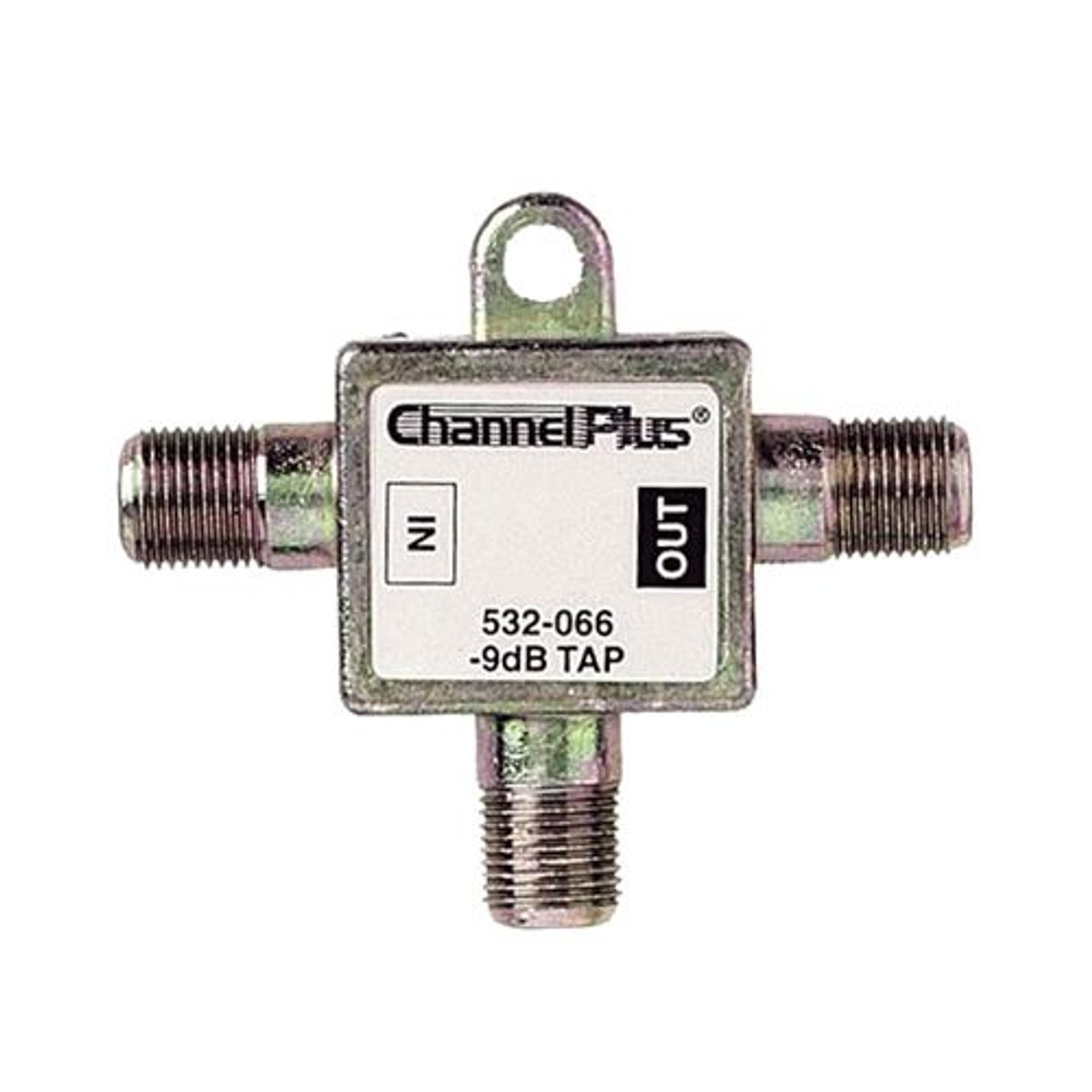 Channel Plus 2509 9 dB Directional Tap 1 GHz Bandwidth Combiner 75 Ohm 10 Pack Signal Bandwidth Combiner 2 Way Splitter with 1dB Minimal Output Loss and 9db High Loss Signal Strength Adapter, Part # 2509