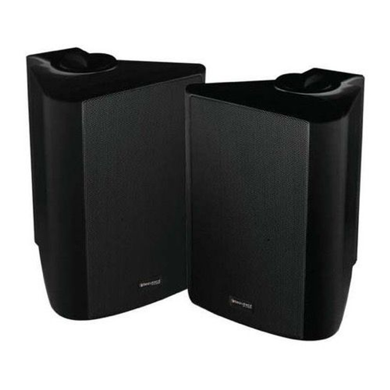 Sequence 730-360BK 6 1/2" Indoor Outdoor Weather Resistant Speakers One Pair Black 150 Watt RMS Two Way By Steren