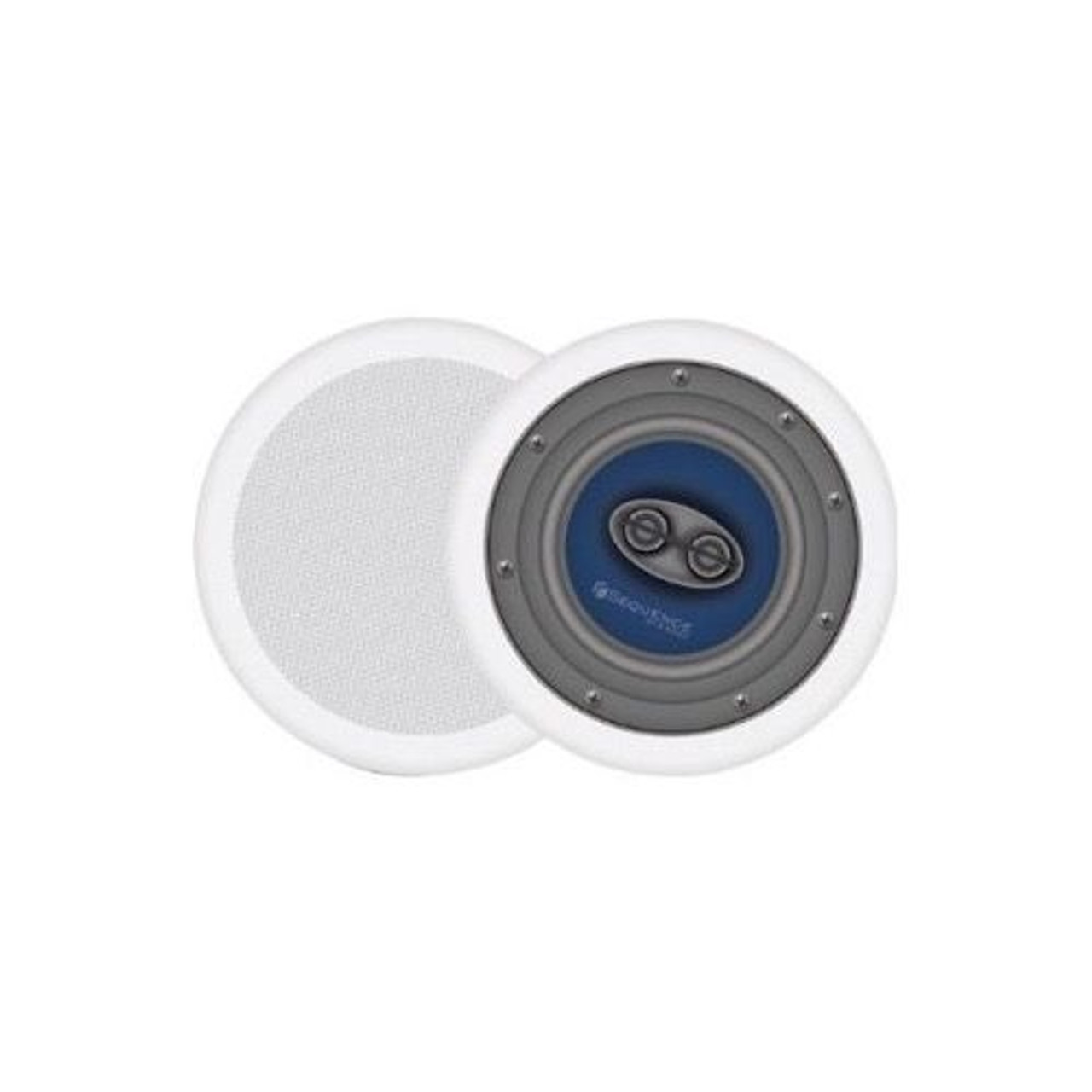 Sequence 730-202 Premier Series 6 1/2" inch Two Way Dual Coil Stereo Ceiling Speaker by Steren