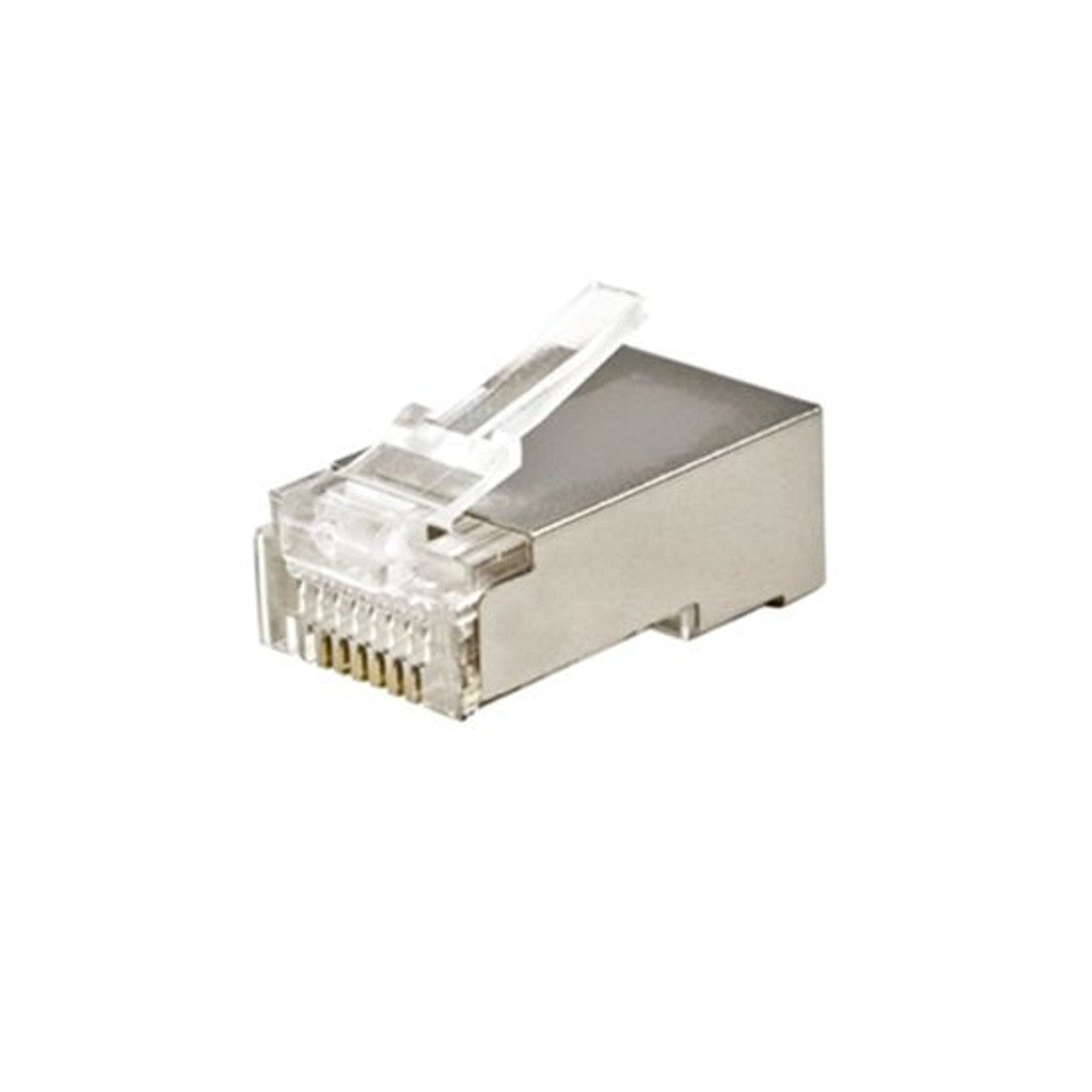 Eagle CAT6 RJ45 Shielded Connector Terminates 22-24 AWG Stranded or Solid Cable High Impact Clear Polycarbonate Plugs