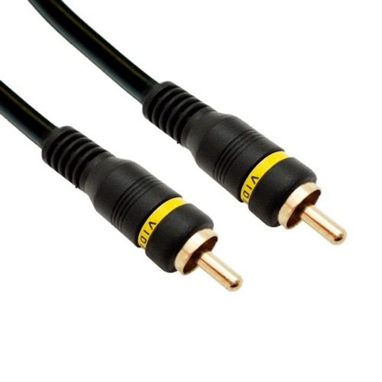 Eagle 3' FT Python Video Cable Male RCA to Male RCA Gold Series Audio Cable Shielded AV Composite Cable TV / VCR Hook-Up Signal Shield with Connectors