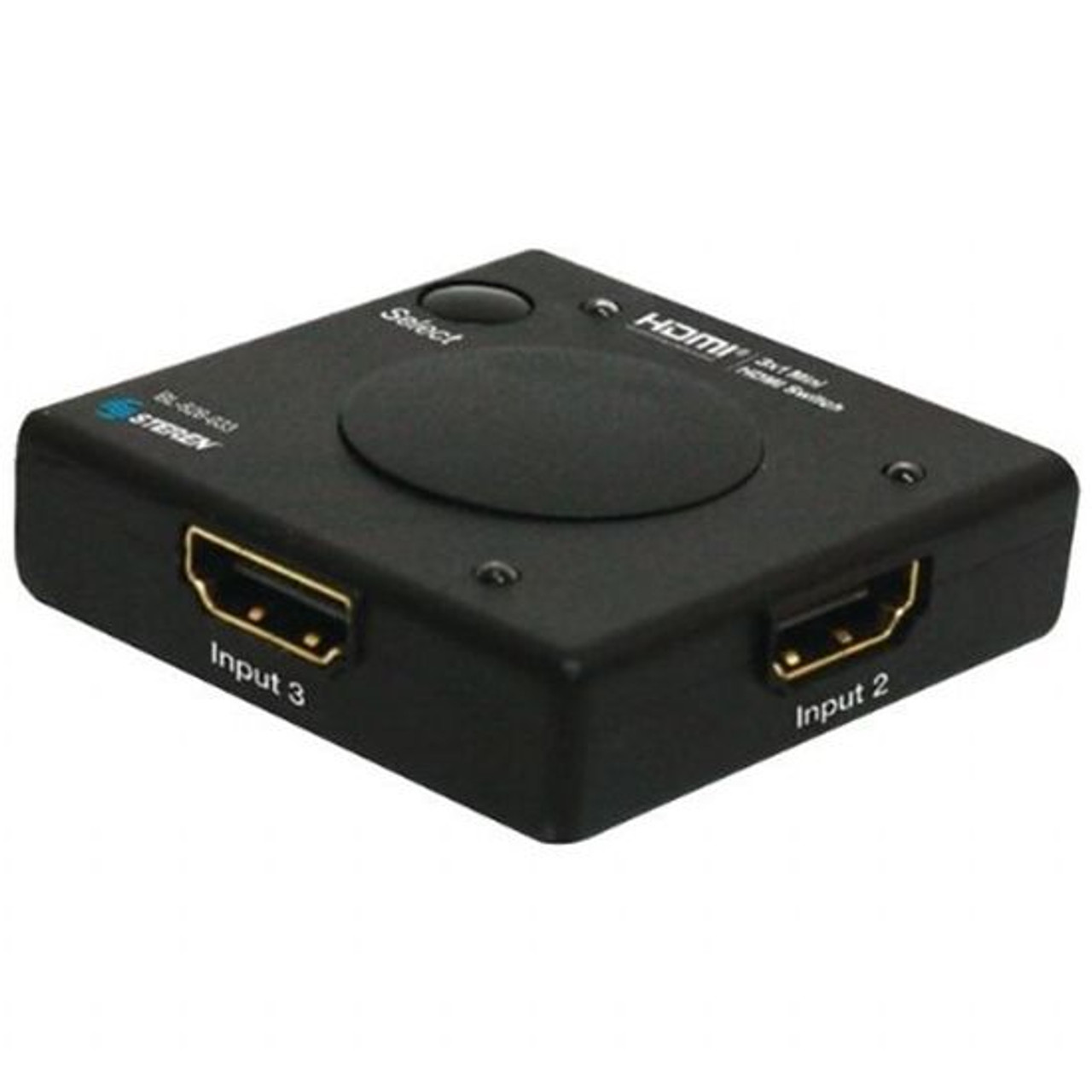 Steren BL-526-033 HDMI 3X1 Mini Selector Switch Digital Audio Video