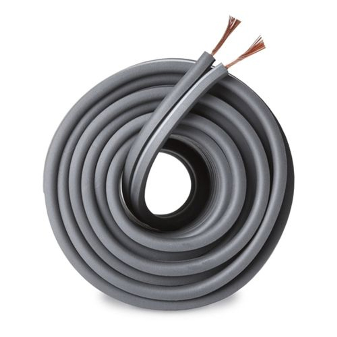 Eagle 100' FT Speaker Cable 16 AWG GA 2 Conductor Standard Stranded Copper Gray S16 Oxygen Free Flexible