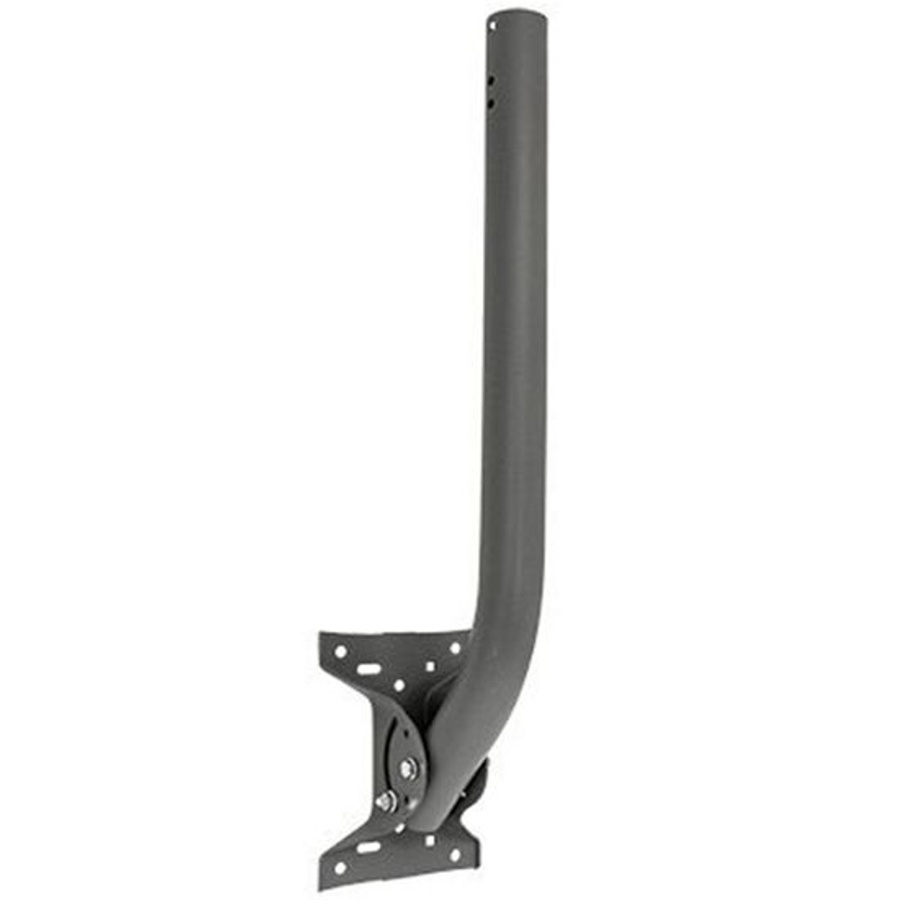 Eagle MTJM22 22" inch J Pipe Mount 1.66 OD 1 5/8 Heavy Duty Steel Pivoting Foot Plate Satellite Dish