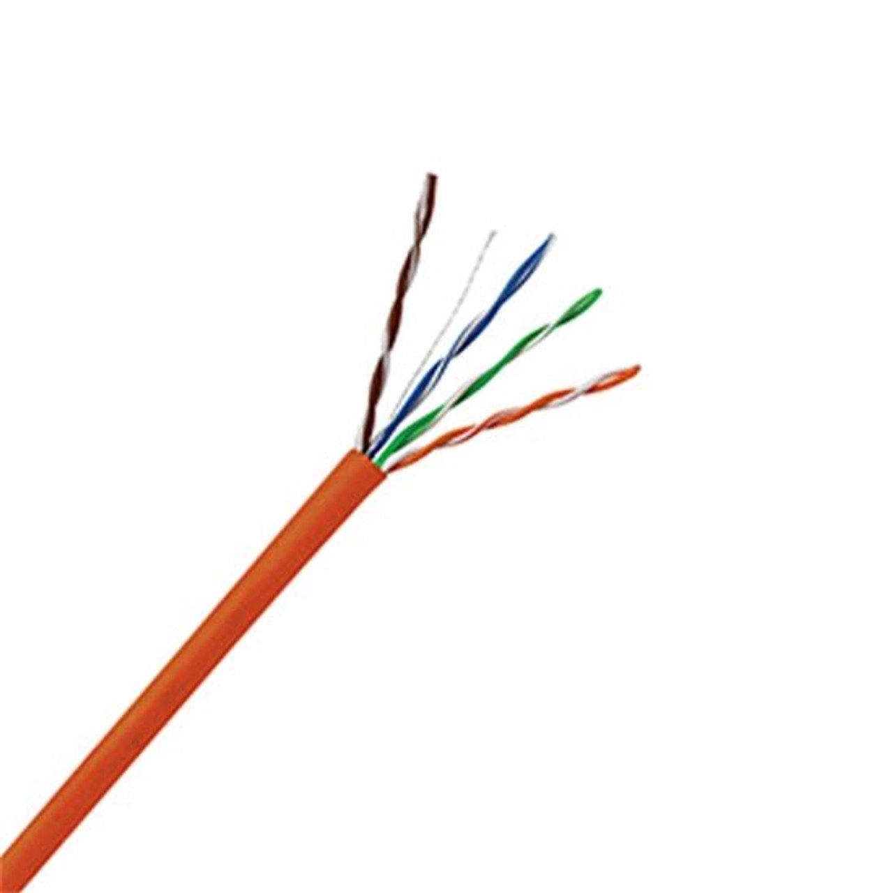 Eagle 1000' FT CAT5E Cable Orange 350 MHz CMR Solid Copper 23 AWG