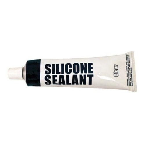 Eagle Silicone Sealant 3 oz Tube Clear RTV Rubber Cures to Rubbery Solid Waterproof Tube Clear Adhesive Outdoor Off-Air Audio Video TV Antenna Satellite Dish Coax Cable F Connector Weatherproof Fitting Bonding Flexible Filler