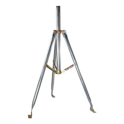 Perfect Antenna Tripod Satellite Dish Kit 3' FT Mast Pipe TV Off-Air Outdoor Signal  Rooftop Support Bracket Mount