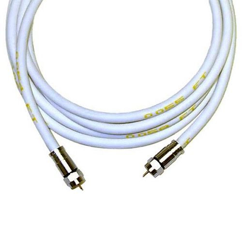 Monster Cable SV-RG6 CL 25' RG6 Jumper Coaxial Cable Digital 75 Ohm with Heavy Compression F Type Connectors, CATV Double Shielded HDTV High Resolution, UL Listed, High Flexibility, Part # SVRG6CL-25