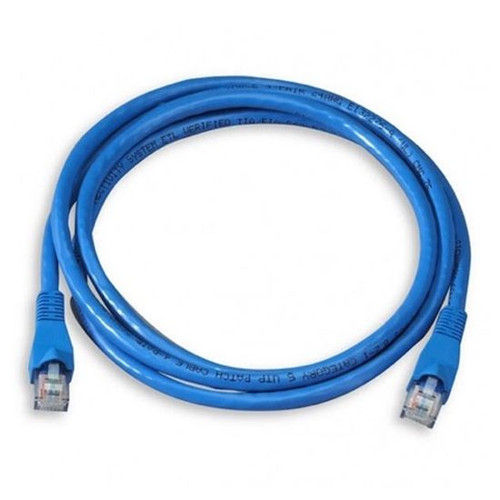 Eagle 3FT CAT5e Patch Cord Blue Snagless RJ45 24 AWG Copper Network Ethernet 350MHz RJ-45 Lan Network Enhanced for High Speed Ethernet Data / Telephone Audio Signal Communication Network Distribution, Computer Gaming Jumper