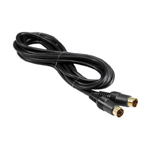 Eagle 6FT S-Video Cable VHS Gold Plate Multi-Media Male to Male Multimedia Video Signal TV / VCR / DVD / Satellite Receiver Component Hook-Up Extension Connector, 4 Pins