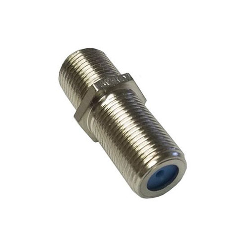 Eagle F Type Coupler F-81 Female to Female Jack 3 GHz High Frequency Barrel Connector F-Type Premium Coupler F81 1" Long Barrel 1 Pack Female to Female Splicer Adapter