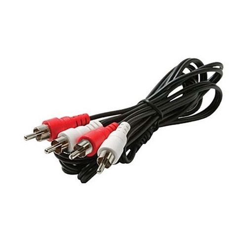 Eagle Aspen Dual RCA to RCA Male Cable 6' FT Stereo Video Cable AV 2 Male Connect Audio Video Signal with Jack Type Plug Component Patch Cord, 4 Head Male Color Coded Connector, Part # 8106 Eagle Aspen Dual RCA to RCA Male Cable 6' FT Stereo Video Cable AV 2 Male Connect Audio Video Signal with Jack Type Plug Component Patch Cord, 4 Head Male Color Coded Connector, Part # 8106