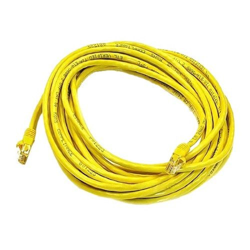 Steren 308-614YL 14' FT Yellow CAT5e Patch Cable 23 AWG Copper UTP 350 MHz Molded Booted RJ45 Network Snagless 24 AWG Stranded Male to Male RJ-45 Enhanced Category 5e High Speed Ethernet Data Computer Gaming Jumper, Part # 308614-YL