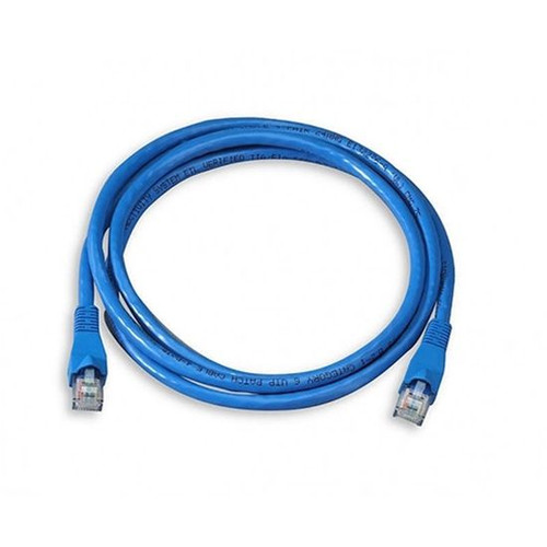Vanco 1' FT CAT5e UTP Patch Cable Copper Blue RJ45 350 MHz Flush Molded Booted RJ-45 Network Snagless 24 AWG Stranded Male to Male Enhanced Category 5e High Speed Ethernet Data Computer Gaming Jumper