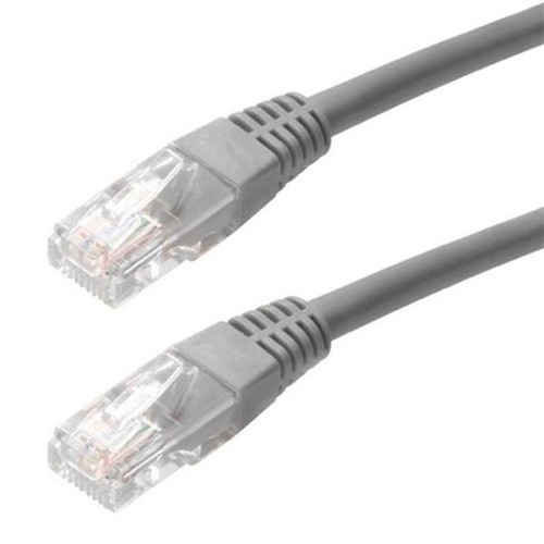 Eagle 10FT CAT5e Patch Cord Cable Gray 350 MHz RJ45 Male to Male Ethernet Network UTP Molded 24 AWG Copper Stranded RJ-45 Enhanced Category 5e High Speed Data Computer Gaming Jumper