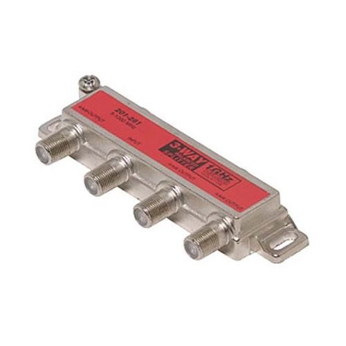 Steren 201-281 3-Way Splitter Balanced 1 GHz 130 dB F-Isolation 6.5 dB Max Insertion Loss Port - Port 29 dB Min Isolation 5-1000 MHz Solder Back Cover High Performance Printed Circuit Board, Part # 201281