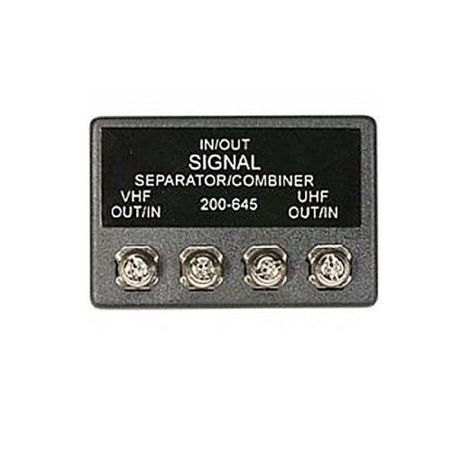 Steren 200-645 300/300 Ohm Signal Combiner with 75 Ohm Output Signal Band Separator Combiner Splitter UHF/VHF 75 - 300 Ohm Antenna Off-Air Aerial Lead Connection Splitter, Part # 200645