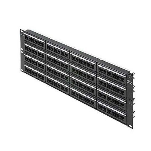 Steren 310-356 CAT5E Patch Panel 96 Port 110 Type Horizontal 19" Inch Rack Mount UL Listed Network 568 A/B Compatible Termination with Punch Down Tool AWG 22 - 26 Tin Lead Nickel Contact RJ-45 RJ45, Part # 310356