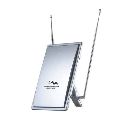 LAVA A-200 Indoor HDTV Antenna Amplified 20 dB VHF Gain 25 dB UHF In-Line Digital HD Antenna with Built-In High Gain Low Noise Head Amplifier with Power Supply for Local High Definition TV Reception Aerial