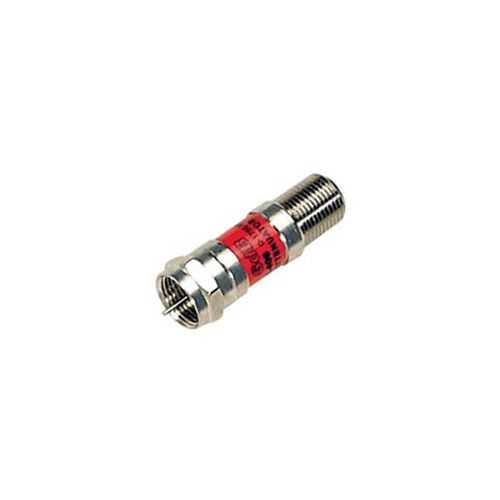Linear / Channel Plus 2506 6 dB Inline Attenuator DC Block F to Male Nickle Plated Coupler 5 - 1750 MHz Connector Female to Male 1 Pack Coaxial Coupler Audio Video Adapter Connector, Part # 2506