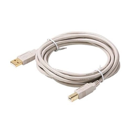 Steren 506-460 10' FT A-B USB Cable 2.0 USB A to B Male to Male Backwards Compatible with USB 1.1, Flexible PVC Jacket with 24K Gold Contacts, UL Listed, Part # 506460