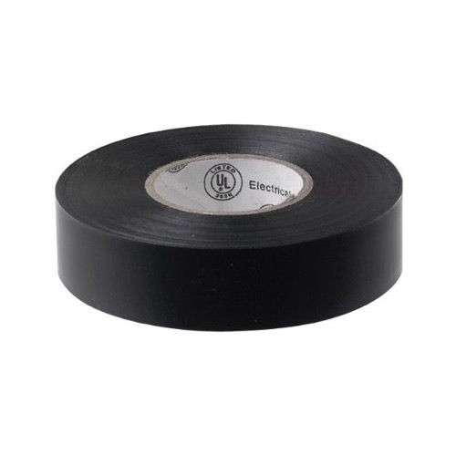 Steren 400-905BK Electrical Insulation Tape 3/4" x 60' Heavy Duty Contractors Grade, Suitable for Use Up To 600V, 7 MIL, UL Approved, Black, Part # 400905-BK