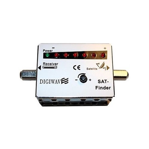 Digiwave SC-40P Satellite Signal Meter Finder Locator with LED Read Out Analogue Metal Case Pocket Sized Satellite Signal Finder LNB Receiver Powered Antenna Alignment