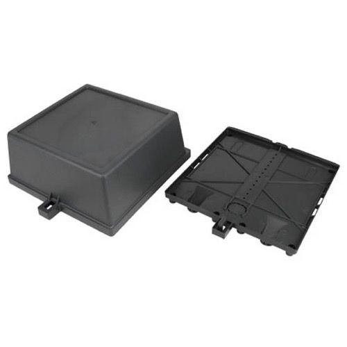 Eagle Plastic PVC Enclosure Box 9.5H 9.5W 4.75D with Cover Weather Electrical Multi Switch Weather Resistant Junction Satellite Cable Outdoor Heavy Duty Plastic Cable Service Component / Electrical Wire Connector / Satellite Dish Multi Switch Cover