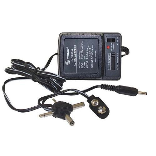 Steren 900-050 Universal AC Power Adapter Supply 500mA Switchable Output 3, 4.5, 6, 7.5, 9, 12 VDC Supply Adapter AC/DC Transformer Power Adapter Supply 110 VAC 9v Attachment Adapter, Part # 900050