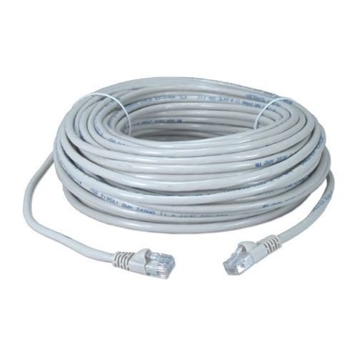 Eagle 14' FT CAT5e Patch Cord Cable White UTP RJ45 Each End Gold Snagless Network Ethernet Booted 350 MHz RJ-45 24 AWG Copper Stranded Enhanced Category 5e High Speed Data Computer Gaming Jumper