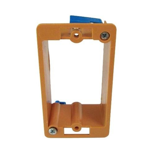 ASKA WMB-10 Wall Plate Mounting Support Bracket Box Drywall Orange Low Voltage Single Gang Holder PVC Insert Telephone Audio Video Device Modular