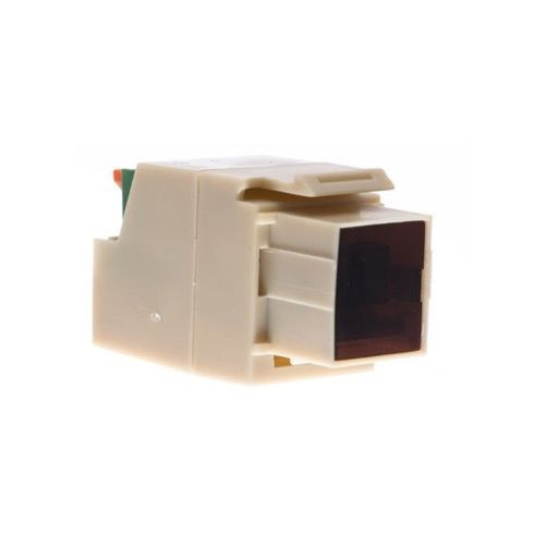 Home Choice IR Target Reciever Keystone Jack Ivory Transmission Media Over Cat5 IR Insert Jack Plug Wall Plate Module Component, Part # CHO1023I