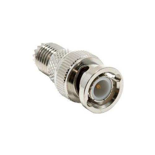 Eagle BNC Male to UHF Female Adapter Connector Male BNC Plug to UHF Female Jack Connector Video 1 Pack Signal Cable Joint Adapter, Commercial Grade