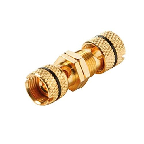 Steren 251-510-10 Binding Post Banana Jack Black Band Connector Gold Plate for Wall Plate Insert Use Keystone QuickPort Audio Component Module, 10 Pack, Part # 251510-10
