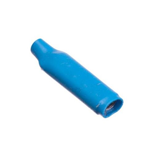 Steren 300-077-100 B-Wire Connector Bean with Gel Filled Blue Crimp Type Insulated Butt 19-26 AWG Solid Wire Copper Wire Splice, Sold as 100 Pack, Part # 300077-100