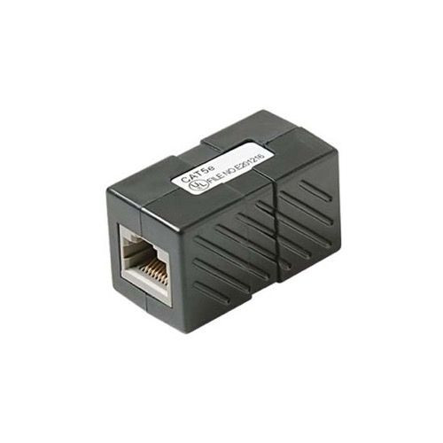 Eagle CAT5e Coupler Black Inline RJ45 Female to Female Patch Cable 350 MHz Mount In-Line Modular RJ-45 Coupler Cable Connector Category-5e Telephone Data Line Plug Jack