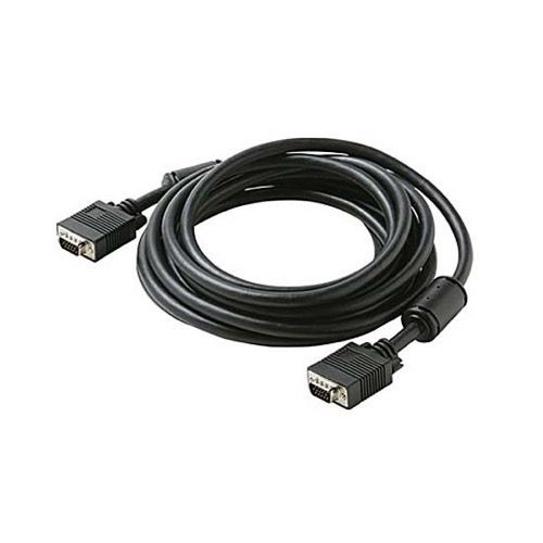 Steren 253-300BK 100' FT VGA SVGA Cable HD15 Male to Male Black Monitor 0.7 Inch 15 Pin with Ferrite VGA to VGA Data Transfer Interconnect Computer Cable, Part # 253300-BK