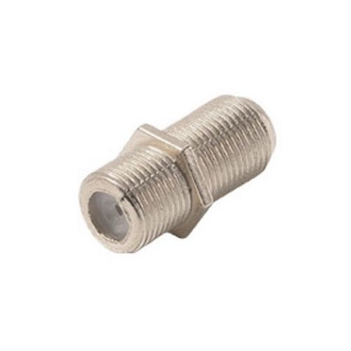 Summit F-81 Coupler Female to Female Dual Splice 100 Pack  Barrel Connector Adapter RG6 RG59 Coaxial Cable 5-900 MHz Female to Female RG-6 RG-59 Coaxial Audio Video 75 Ohm Coaxial Cable Splice Plug Extension