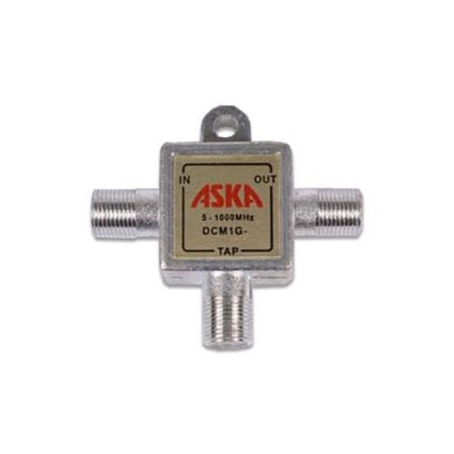 ASKA DCM1G-09 9 dB Directional Coupler 1 GHz Single port Tap Off T Style F Coaxial 5 - 1000 MHz 75 Ohm 2-Way Directional Coupler Signal Splitter Back Cover Printed Circuit Board