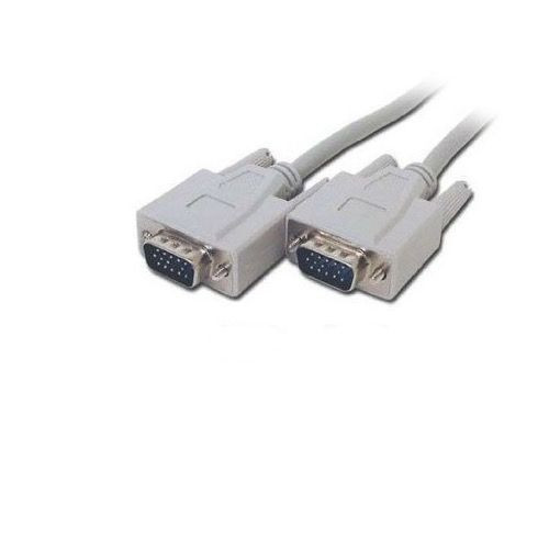 Eagle 6' FT VGA Cable DE15HD Male to Male Monitor SVGA Cable 1.8 Meter Ash Grey Cable Shielded PC Laptop to Projector Video Display Monitor Mouse Cable Interconnect Computer Cable