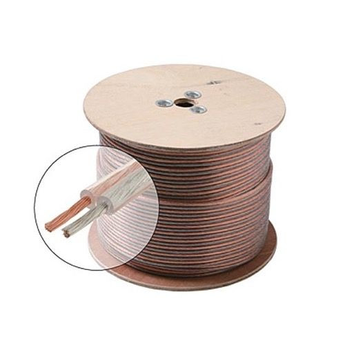 Eagle 18 AWG GA Speaker Cable Wire 2 Conductor Copper Polarized Bulk High Performance Sound Quality Oxygen Free Audio Speaker Cable Stranded Flexible, Sold By The Foot