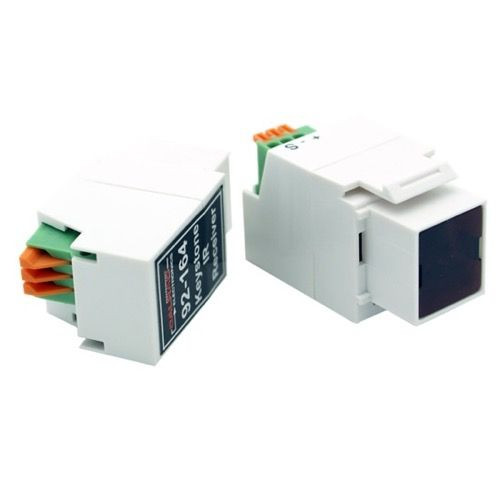 Eagle Keystone IR Target Insert White In Wall Distribution Reciever Jack Transmission Media Over Cat5 IR Insert Jack Plug Wall Plate Module Component
