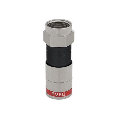 Eagle RG59 Compression Connector Coaxial F Compression Connector PermaSeal 360 Ridgeloc Red Precision Machined Any Tool Design Lock-In RG-59 PermaSeal Plugs