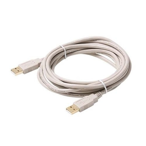 Eagle 10' FT USB v2.0 Cable 4 Pin Certified A to A Male to Male A-A Backwards Compatible with USB 1.1, Flexible PVC Jacket with 24K Gold Contacts, UL Listed