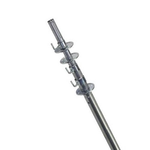 EAGLE TM-30-U-95 Telescoping MAST Antenna 22 FT Push Up TV Mount Pole 18 AWG Heavy Duty Galvanized Steel 3 Section Unit With Guy Rings and Clamps UPS