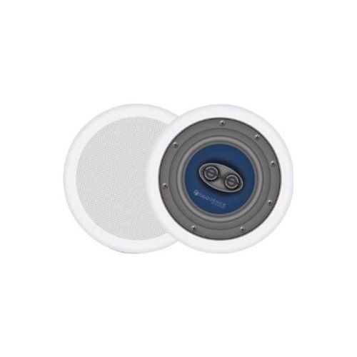 Sequence 730-202 Premier Series 6 1/2" inch Two Way Dual Coil Stereo Ceiling Speaker by Steren