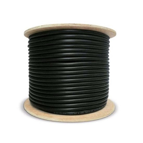 Steren 200-910BK 1000' FT RG59 Coaxial Cable Black 22 AWG CCS Foil Braid CCTV Shielded