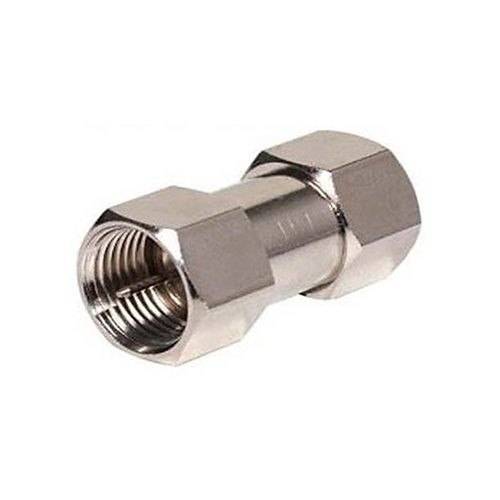 Eagle F-Type Coupler Connector Male to Male F-71 Coaxial Cable Barrel Adapter, RF Signal Audio Video Component Plug, 100 Pack