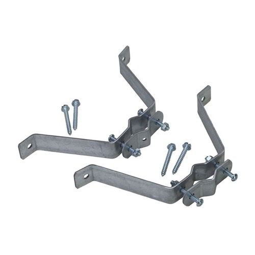 Easy Up EZ 30-4 W-Type Antenna Mast Wall Mount 4 Inch Heavy Duty Bracket One Pair Up To 1 1/4 O.D.
