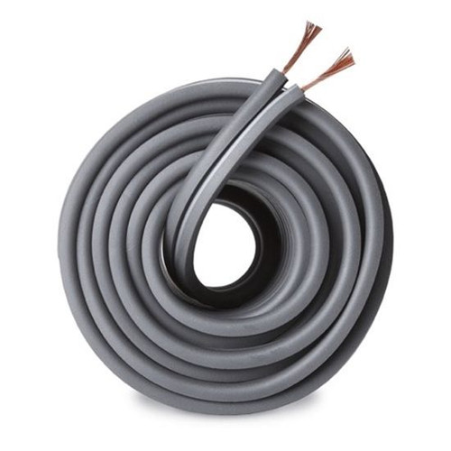 Eagle  Speaker Cable 16 AWG GA 2 Conductor Standard Stranded Copper Gray Oxygen Free Flexible, Sold Per Foot